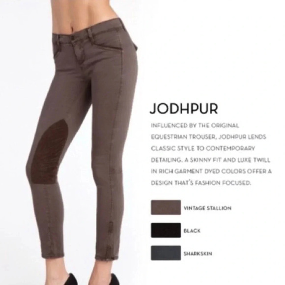 J BRAND NEW Velvet Jodhpurs Skinny Stretch Jeans - Picture 4 of 8